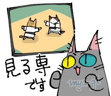 柔道猫スタンプ
